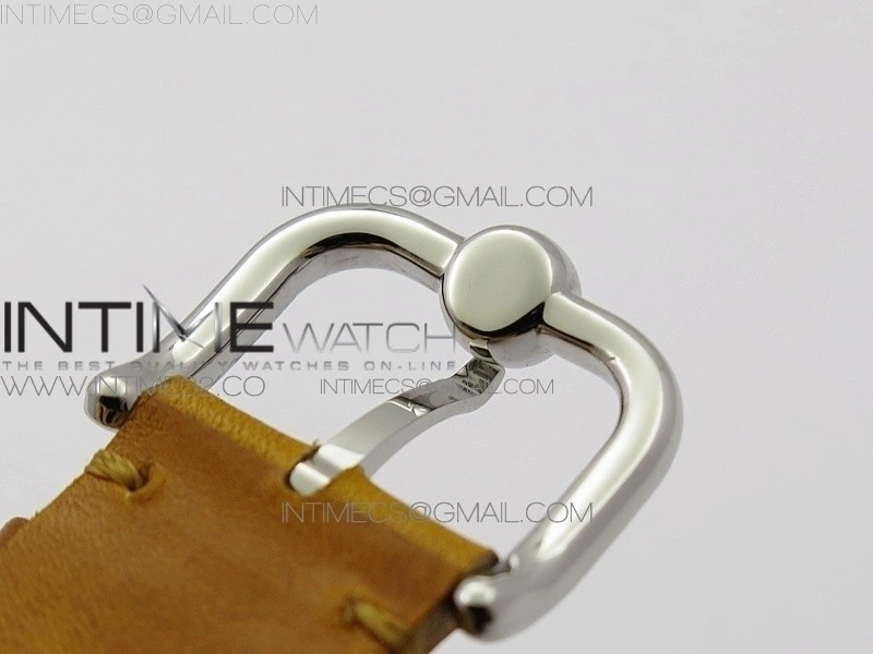 Speake-Marin SS Case Silver Dial on RG Dial On Brown Leather Asian EQ Tourbillon
