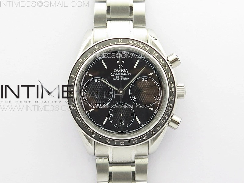 Speedmaster SS HRF 1:1 Best Edition Black Dial on SS Bracelet A7750