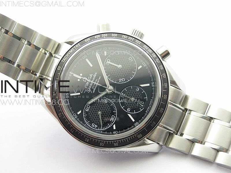 Speedmaster SS HRF 1:1 Best Edition Black Dial on SS Bracelet A7750
