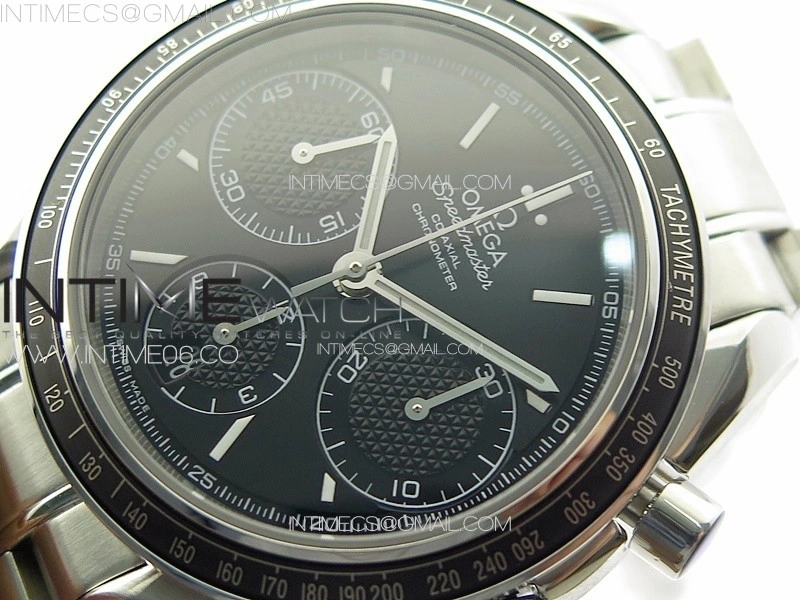 Speedmaster SS HRF 1:1 Best Edition Black Dial on SS Bracelet A7750