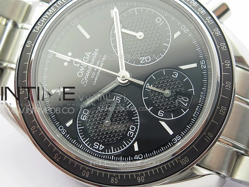 Speedmaster SS HRF 1:1 Best Edition Black Dial on SS Bracelet A7750