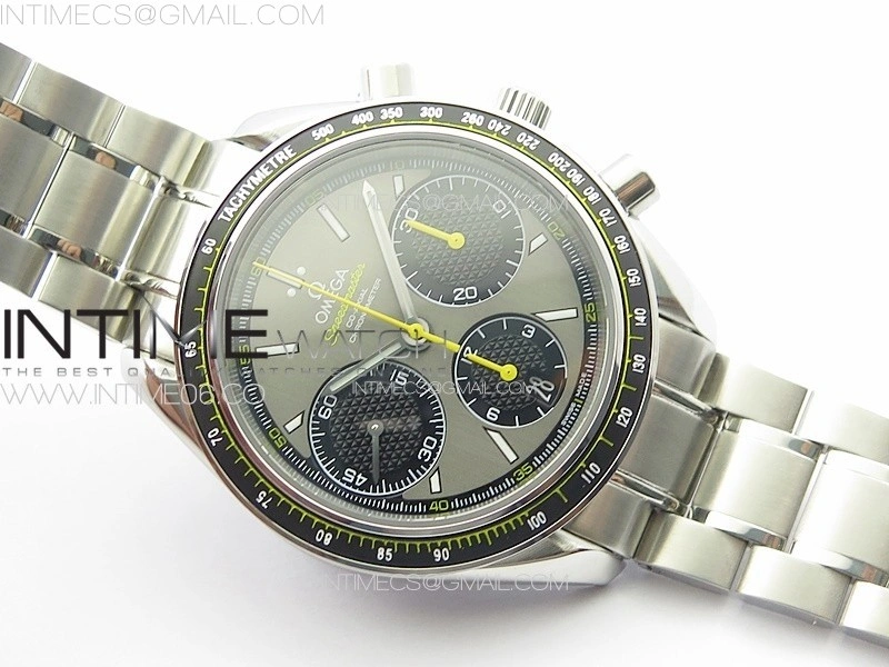 Speedmaster SS HRF 1:1 Best Edition Gray Dial on SS Bracelet A7750