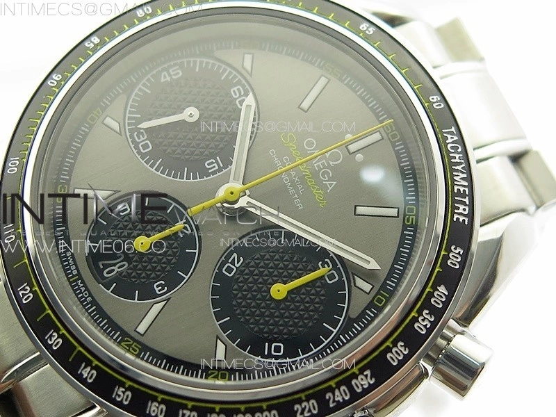 Speedmaster SS HRF 1:1 Best Edition Gray Dial on SS Bracelet A7750