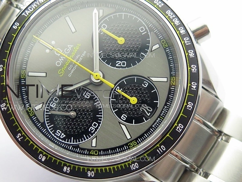 Speedmaster SS HRF 1:1 Best Edition Gray Dial on SS Bracelet A7750