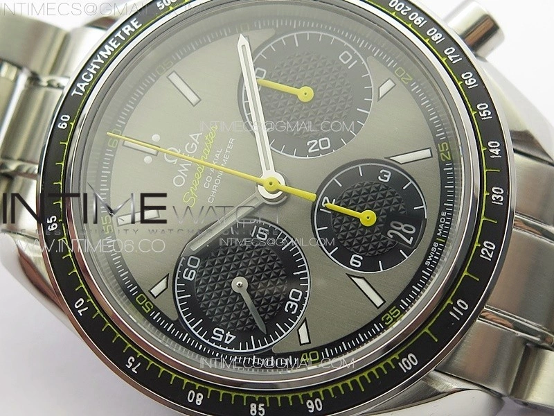 Speedmaster SS HRF 1:1 Best Edition Gray Dial on SS Bracelet A7750