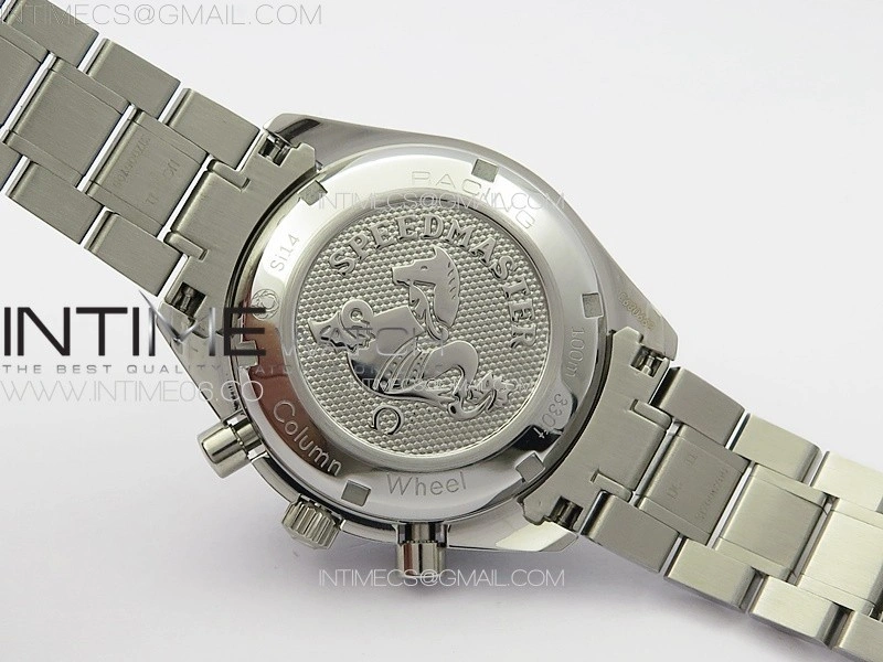 Speedmaster SS HRF 1:1 Best Edition Gray Dial on SS Bracelet A7750
