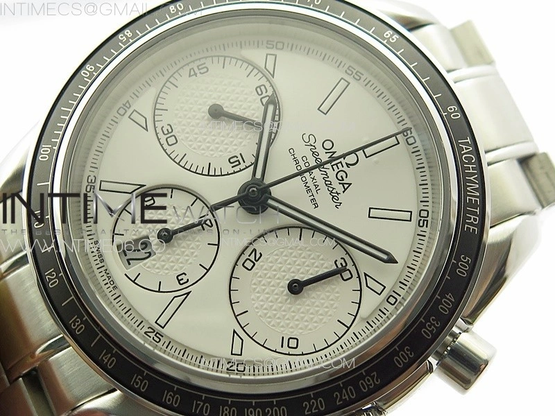 Speedmaster SS HRF 1:1 Best Edition White Dial on SS Bracelet A7750