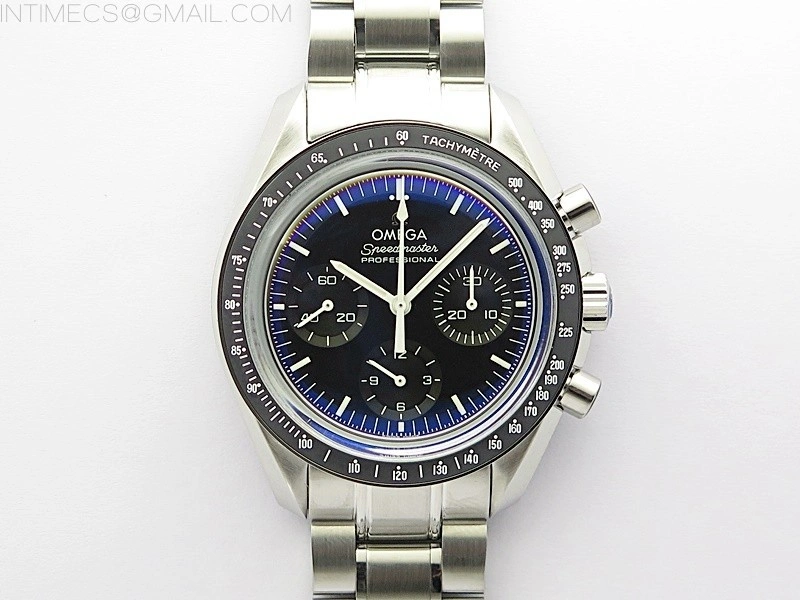 Speedmaster SS RMF Best Edition Black Dial on SS Bracelet Lemania HW