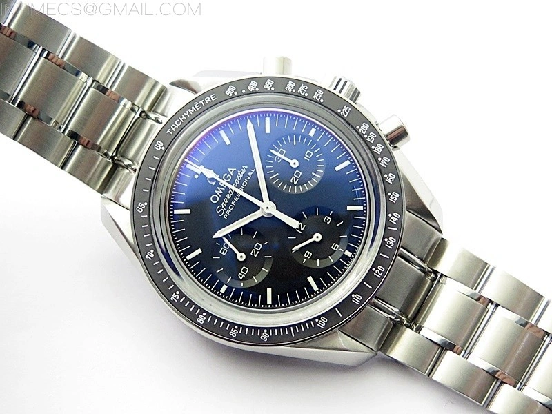 Speedmaster SS RMF Best Edition Black Dial on SS Bracelet Lemania HW