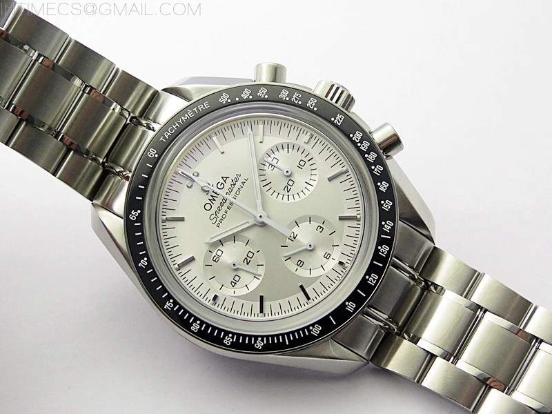 Speedmaster SS RMF Best Edition White Dial on SS Bracelet Lemania HW