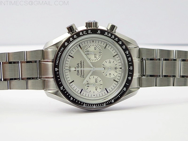 Speedmaster SS RMF Best Edition White Dial on SS Bracelet Lemania HW