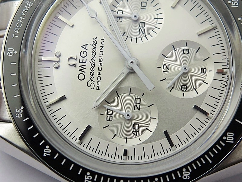 Speedmaster SS RMF Best Edition White Dial on SS Bracelet Lemania HW