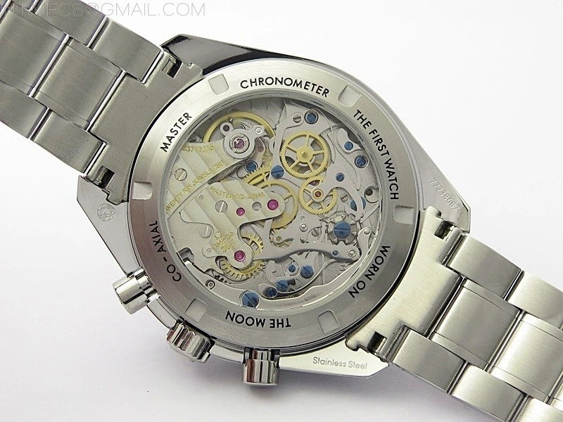 Speedmaster SS RMF Best Edition White Dial on SS Bracelet Lemania HW