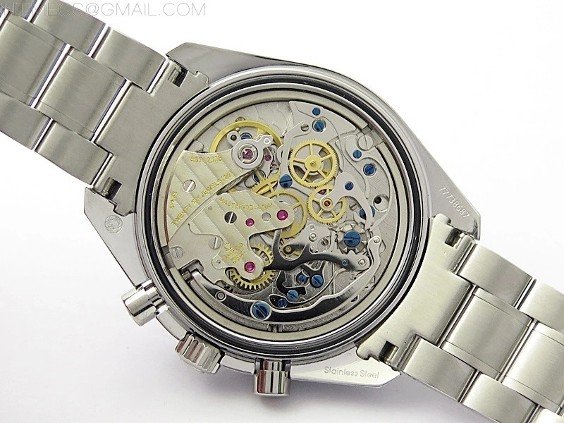 Speedmaster SS RMF Best Edition White Dial on SS Bracelet Lemania HW