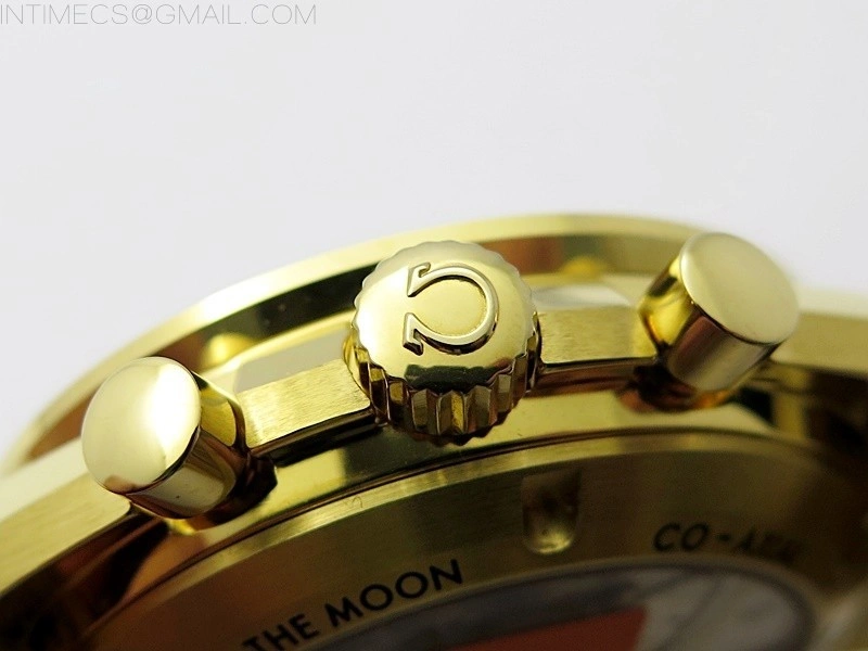 Speedmaster YG RMF Best Edition Green Dial on YG Bracelet Lemania HW