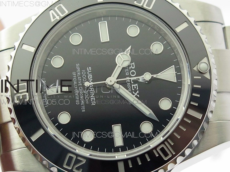Submariner 114060 Black Ceramic 904L Steel VSF 1:1 Best Edition VS3130