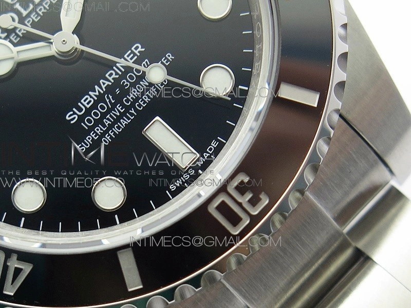 Submariner 114060 Black Ceramic 904L Steel VSF 1:1 Best Edition VS3130