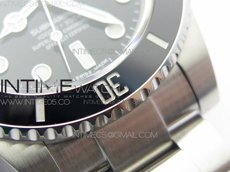 Submariner 114060 Black Ceramic 904L Steel VSF 1:1 Best Edition VS3130