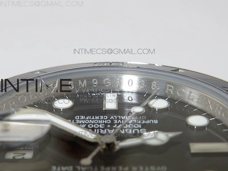 Submariner 116610 LN Black Ceramic 904L GMF 1:1 Best Edition Black Dial On SA3135