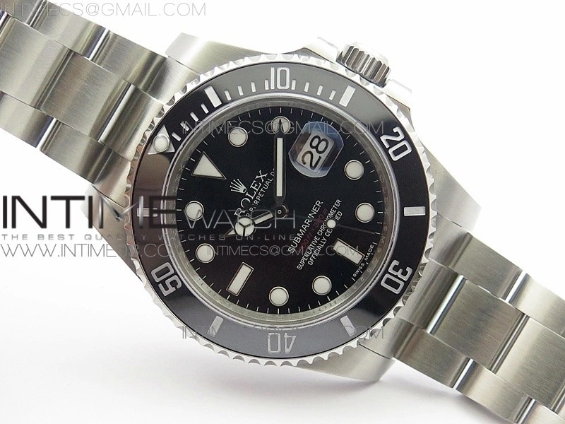 Submariner 116610 LN Black Ceramic 904L GMF 1:1 Best Edition Black Dial On SA3135