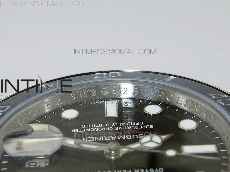 Submariner 116610 LN Black Ceramic 904L GMF 1:1 Best Edition Black Dial On SA3135