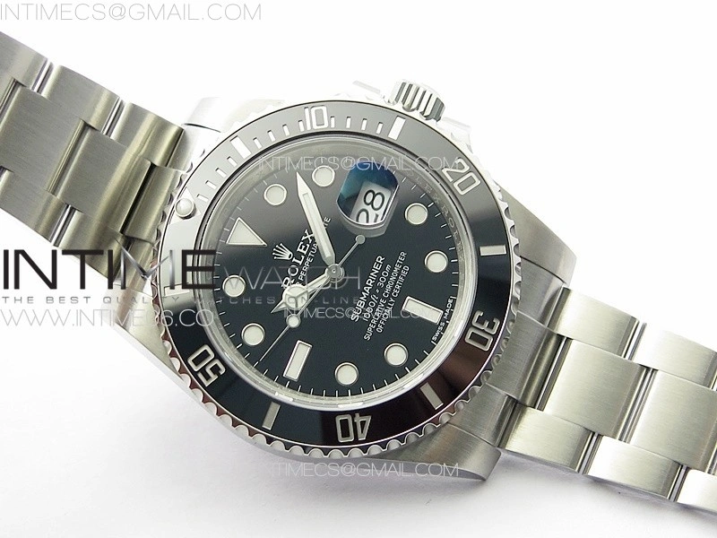 Submariner 116610 LN Black Ceramic 904L Steel VSF 1:1 Best Edition VS3135