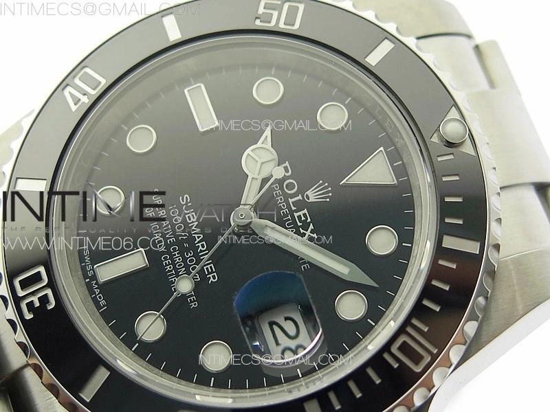 Submariner 116610 LN Black Ceramic 904L Steel VSF 1:1 Best Edition VS3135