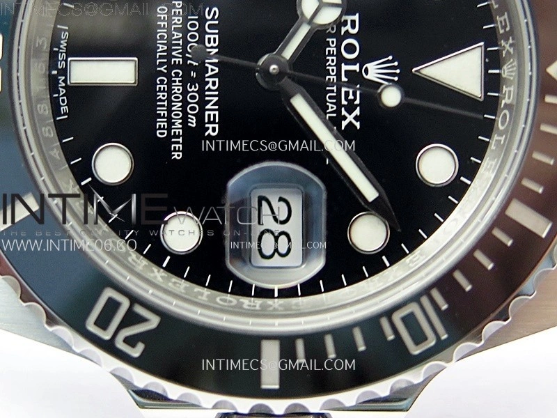 Submariner 116610 LN Black Ceramic C+F 904L 1:1 Best Edition on SS Bracelet VR3135