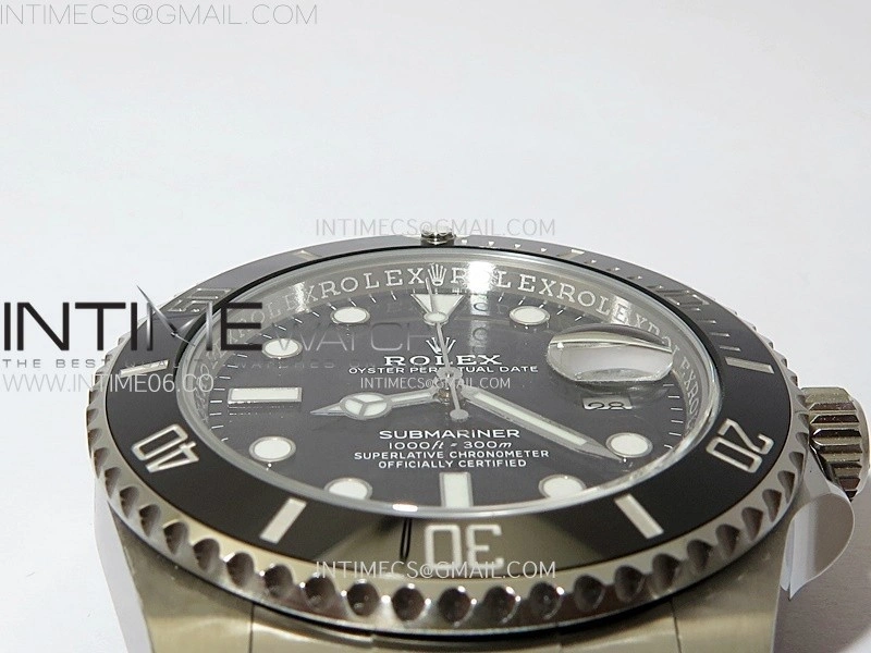 Submariner 116610 LN Black Ceramic C+F 904L 1:1 Best Edition on SS Bracelet VR3135