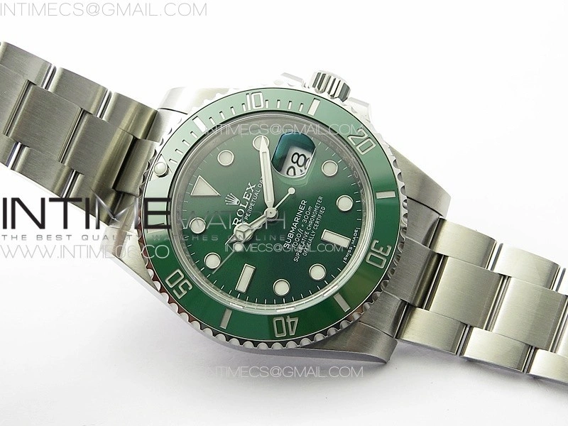 Submariner 116610 LV Green Ceramic 904L Steel VSF 1:1 Best Edition VS3135