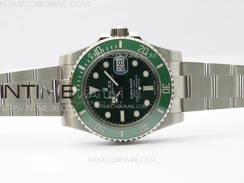 Submariner 116610 LV Green Ceramic 904L Steel VSF 1:1 Best Edition VS3135