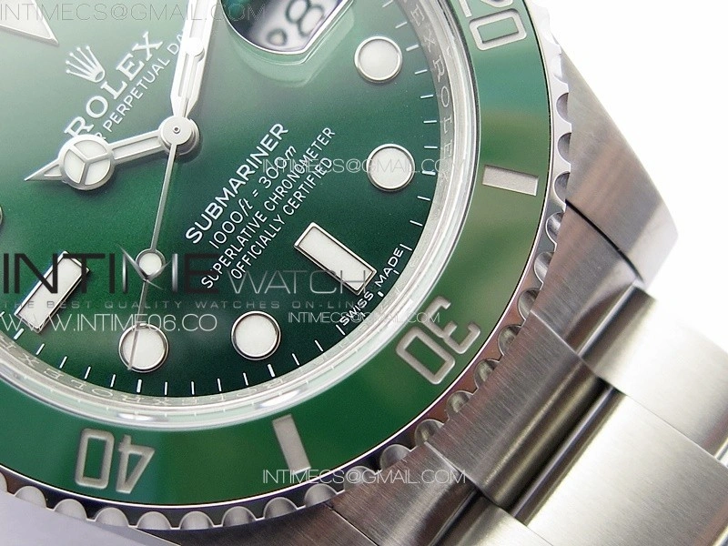 Submariner 116610 LV Green Ceramic 904L Steel VSF 1:1 Best Edition VS3135
