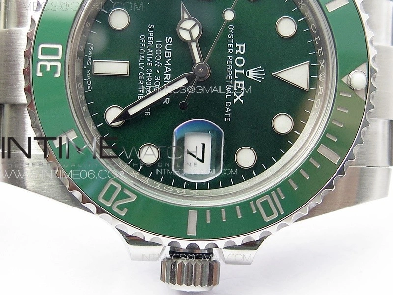 Submariner 116610 LV Green Ceramic 904L Steel VSF 1:1 Best Edition VS3135
