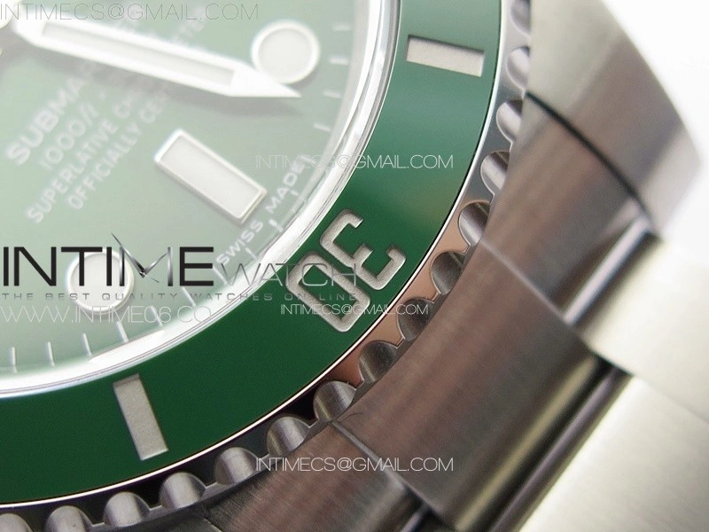 Submariner 116610 LV Green Ceramic 904L Steel VSF 1:1 Best Edition VS3135