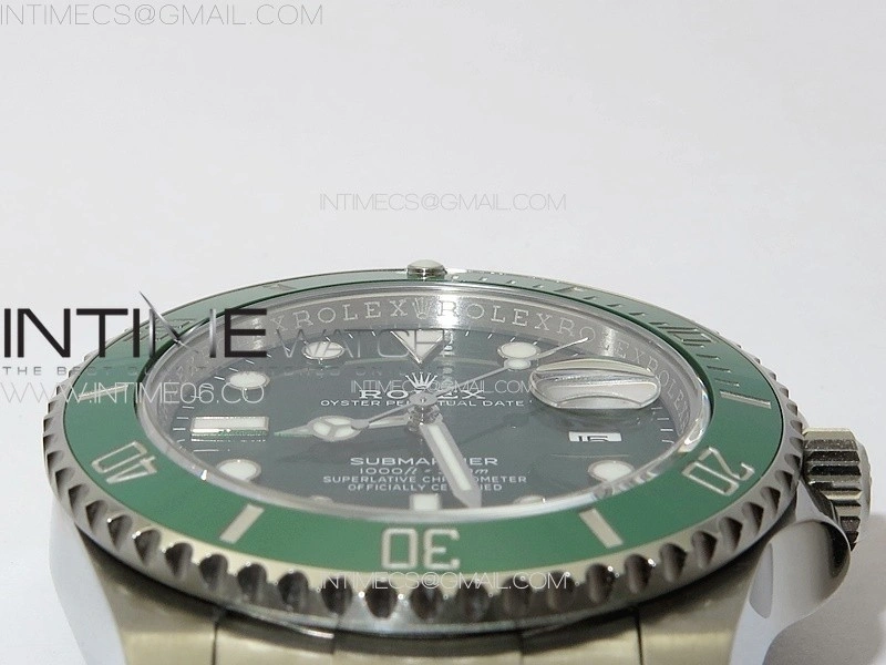 Submariner 116610 LV Green Ceramic 904L Steel VSF 1:1 Best Edition VS3135