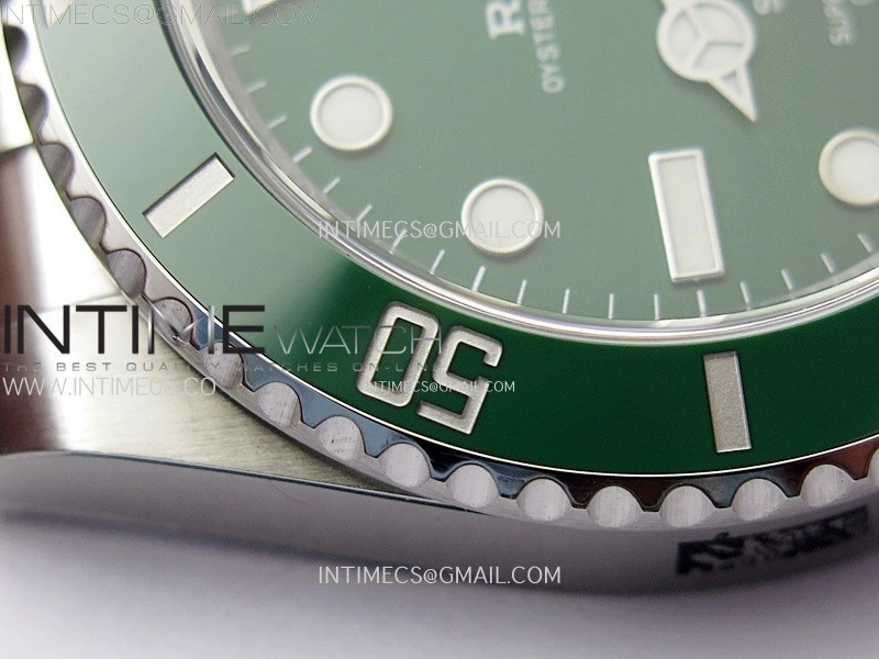 Submariner 116610 LV Green Ceramic C+F 904L 1:1 Best Edition on SS Bracelet VR3135