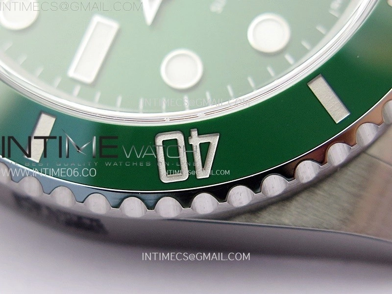 Submariner 116610 LV Green Ceramic C+F 904L 1:1 Best Edition on SS Bracelet VR3135