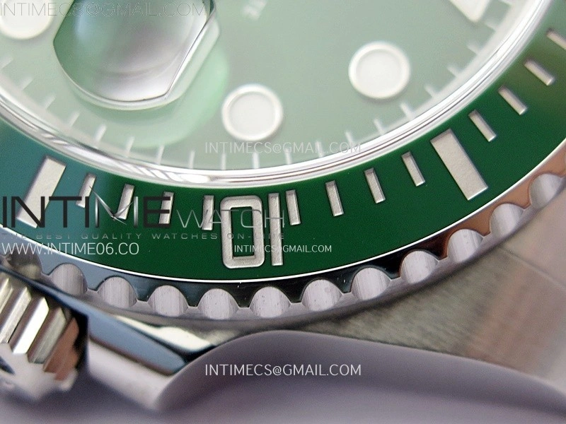 Submariner 116610 LV Green Ceramic C+F 904L 1:1 Best Edition on SS Bracelet VR3135