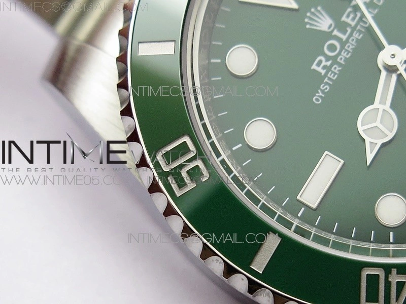 Submariner 116610 LV Green Ceramic ZRF 1:1 Best Edition on SS Bracelet VR3135