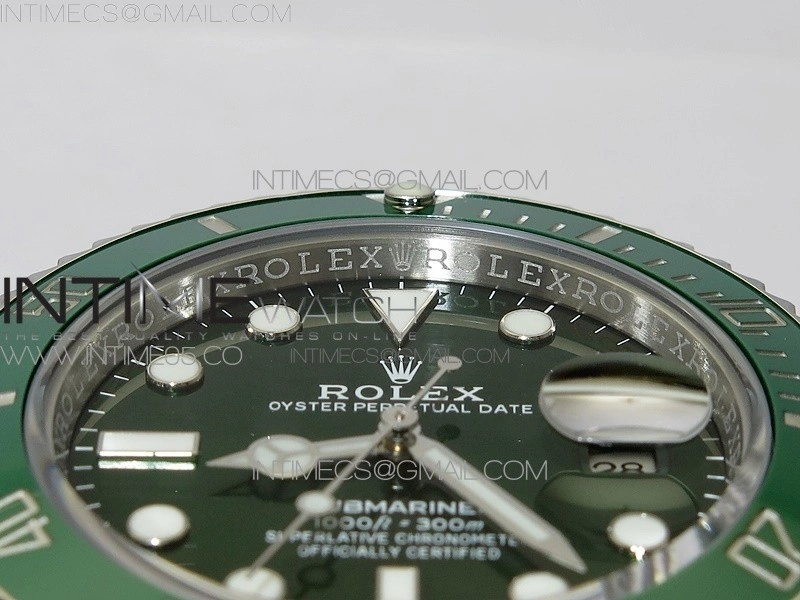 Submariner 116610 LV Green Ceramic ZRF 1:1 Best Edition on SS Bracelet VR3135