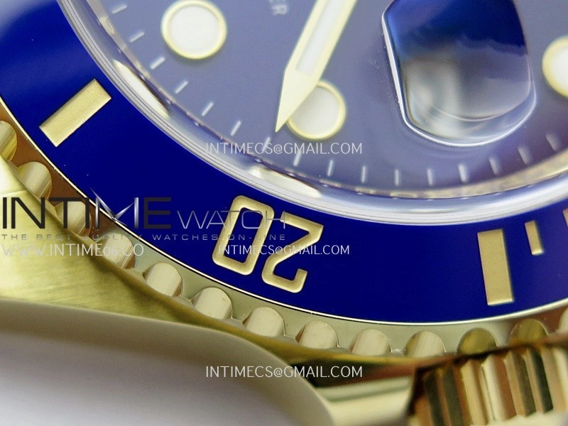 Submariner 126618 LB YG THBF 1:1 Best Edition Blue Dial On YG Bracelet SH3235