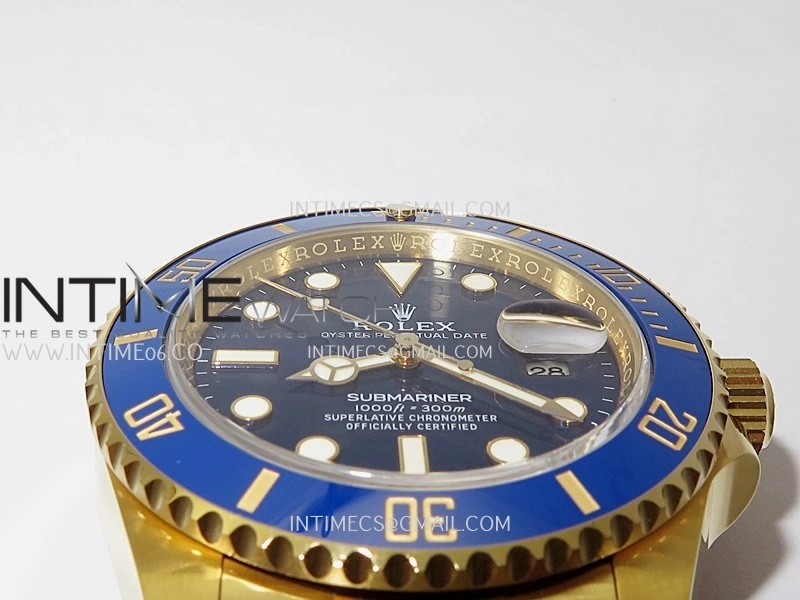Submariner 126618 LB YG THBF 1:1 Best Edition Blue Dial On YG Bracelet SH3235