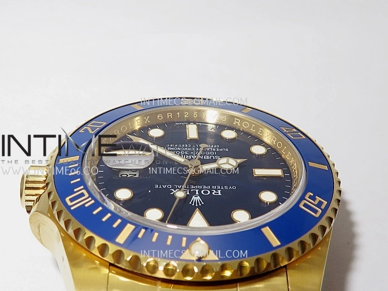 Submariner 126618 LB YG THBF 1:1 Best Edition Blue Dial On YG Bracelet SH3235