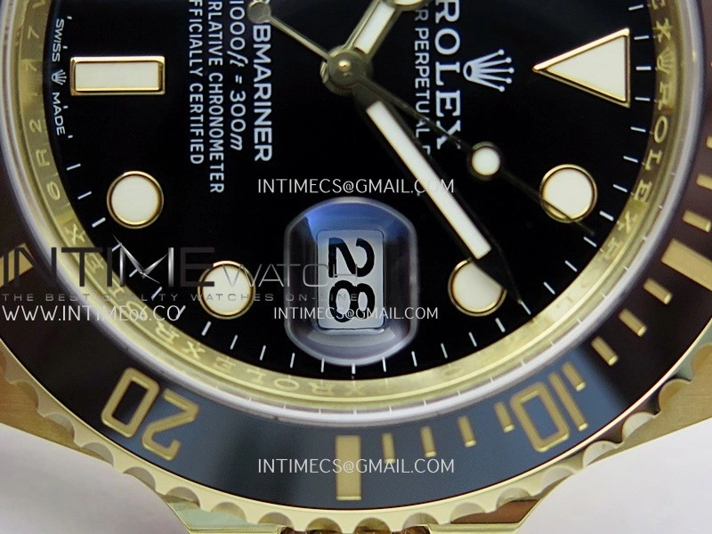 Submariner 126618 LN YG THBF 1:1 Best Edition Black Dial On YG Bracelet SH3235
