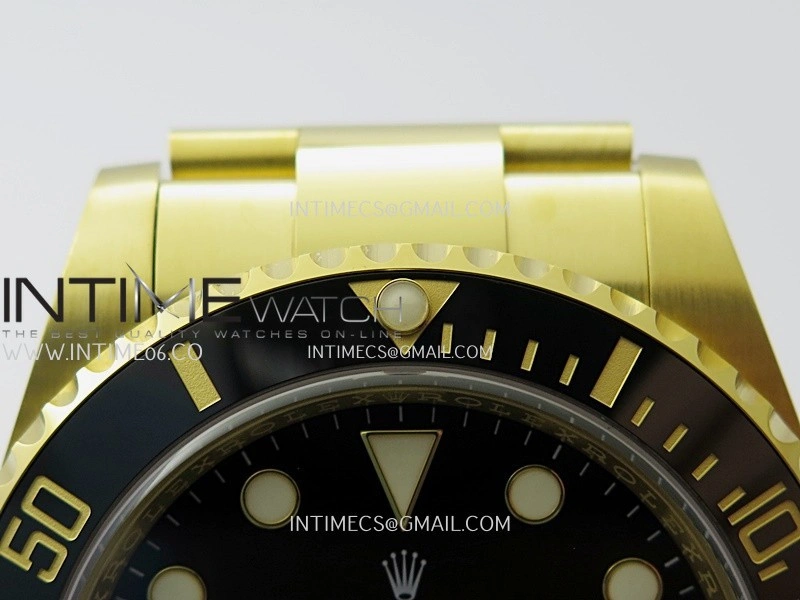 Submariner 126618 LN YG THBF 1:1 Best Edition Black Dial On YG Bracelet SH3235