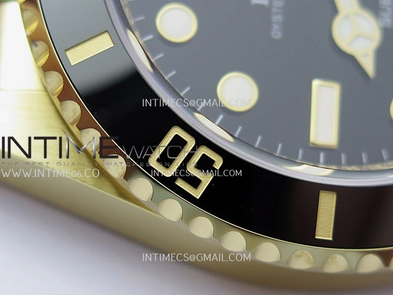 Submariner 126618 LN YG THBF 1:1 Best Edition Black Dial On YG Bracelet SH3235