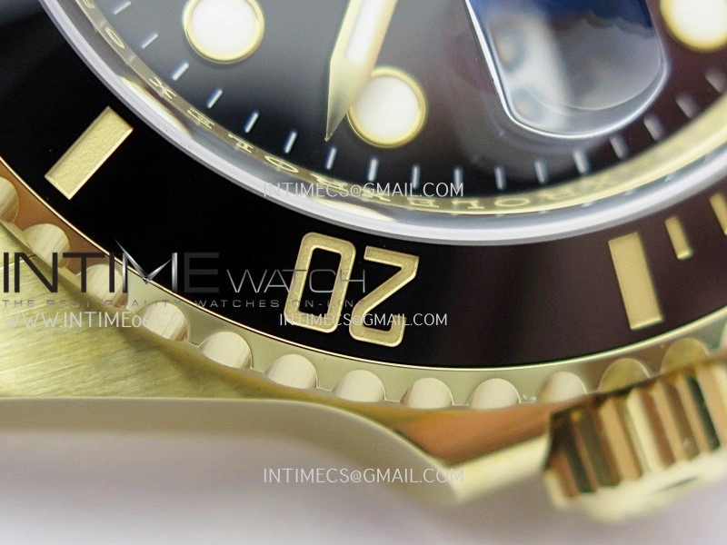 Submariner 126618 LN YG THBF 1:1 Best Edition Black Dial On YG Bracelet SH3235