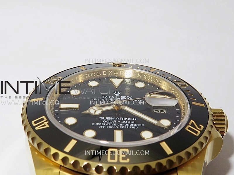 Submariner 126618 LN YG THBF 1:1 Best Edition Black Dial On YG Bracelet SH3235