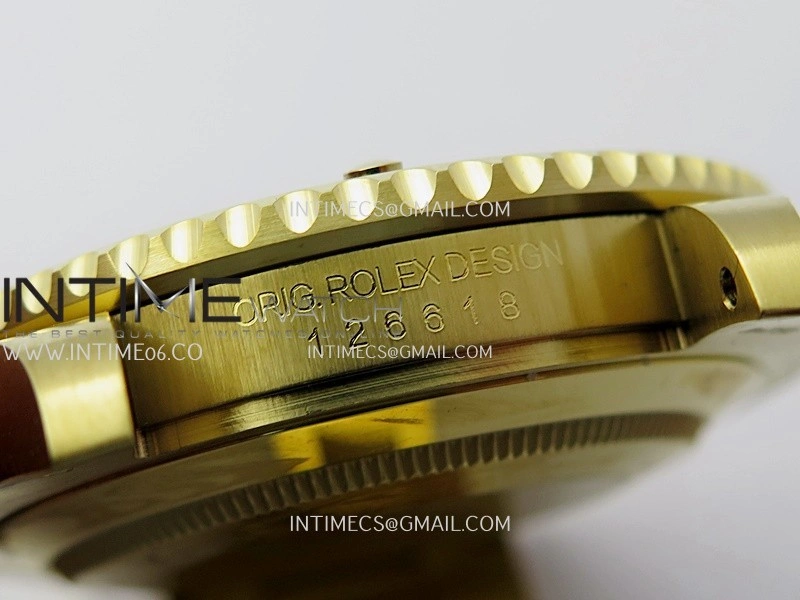 Submariner 126618 LN YG THBF 1:1 Best Edition Black Dial On YG Bracelet SH3235