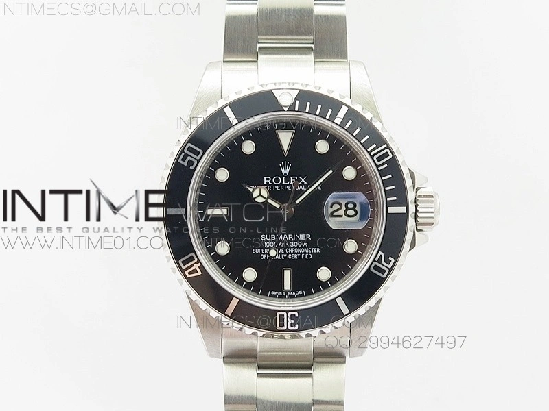Submariner 16610LN SS Best Edition black Dial Black Bezel on SA3135